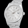 Rolex Date 34 Argento Oyster 15210 Silver Lining